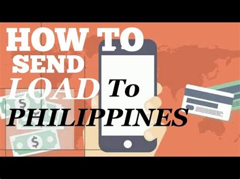 philippines load recharge|Sending Load to Philippines .